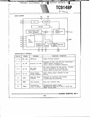 TC9148P Datasheet PDF Toshiba