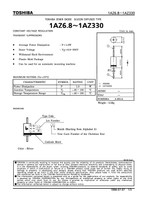 1AZ200 Datasheet PDF Toshiba