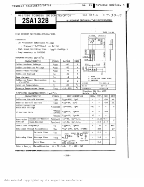 A1328Y Datasheet PDF Toshiba
