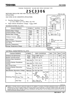 C3306 Datasheet PDF Toshiba
