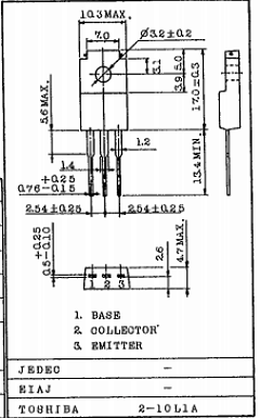 2SD1406 Datasheet PDF Toshiba