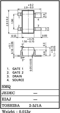 3SK151 Datasheet PDF Toshiba