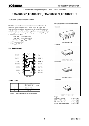 4066 Datasheet PDF Toshiba