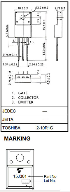 GT15J301 Datasheet PDF Toshiba