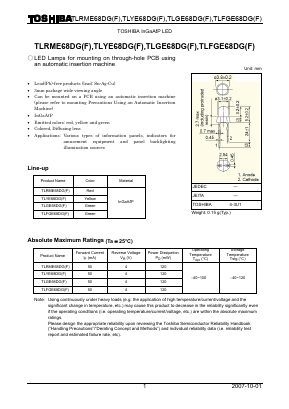 TLFGE68DG Datasheet PDF Toshiba