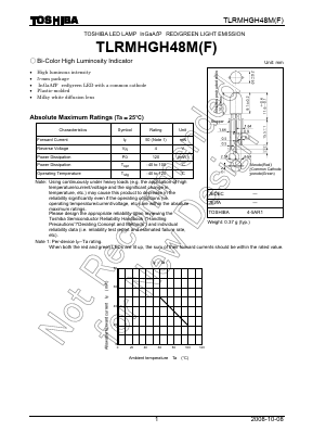 TLRMHGH48M Datasheet PDF Toshiba