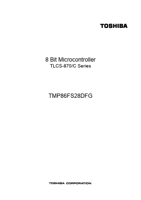 TMP86FS28DFG Datasheet PDF Toshiba
