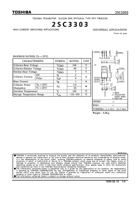 2SC3303 Datasheet PDF Toshiba