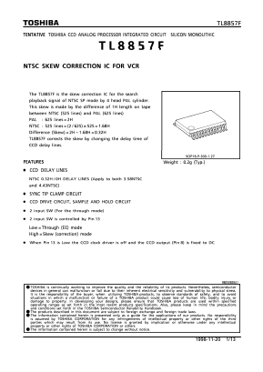 TL8857F Datasheet PDF Toshiba
