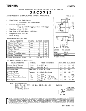 C2712 Datasheet PDF Toshiba