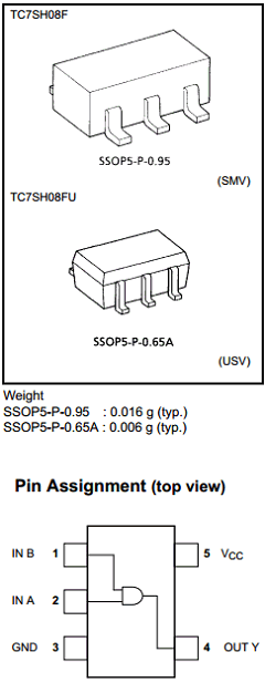 TC7SH08F Datasheet PDF Toshiba