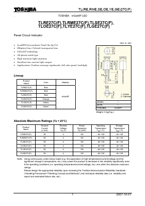 TLRME27CF Datasheet PDF Toshiba