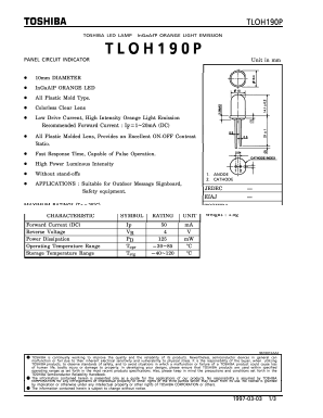 TLOH190P_97 Datasheet PDF Toshiba