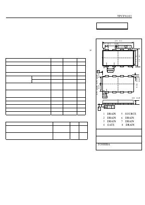 TPCF8103 Datasheet PDF Toshiba
