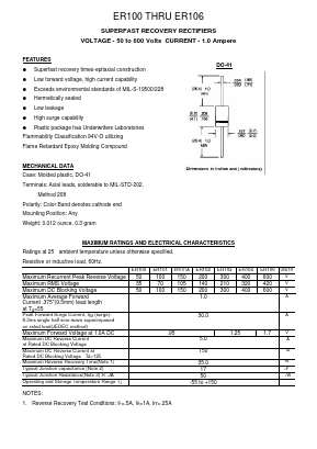 ER100 Datasheet PDF Transys Electronics Limited