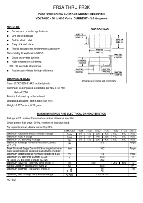 FR3A Datasheet PDF Transys Electronics