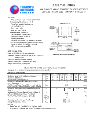 SR22 Datasheet PDF Transys Electronics