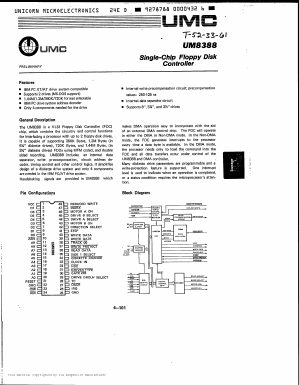 UM8388 Datasheet PDF UMC Corporation