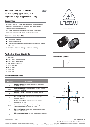 P3800TA Datasheet PDF UN Semiconducctor INC