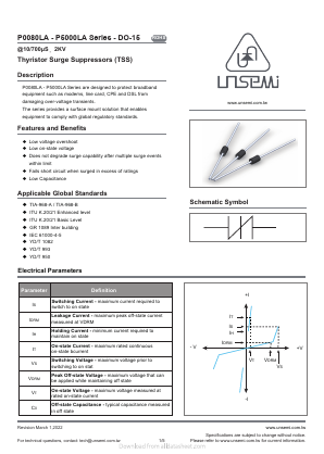 P3800LA Datasheet PDF UN Semiconducctor INC