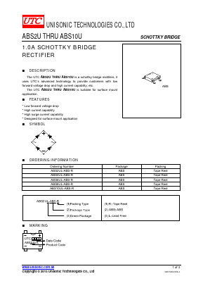 ABS10U Datasheet PDF Unisonic Technologies