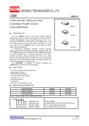 L5200L-AD-SM1-R Datasheet PDF Unisonic Technologies