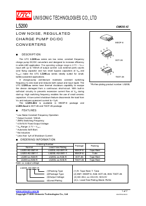 L5200L-AD-SM1-T Datasheet PDF Unisonic Technologies