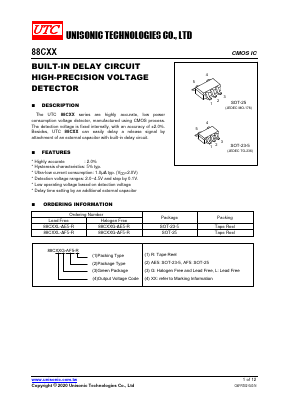 88CXXL-AF5-R Datasheet PDF Unisonic Technologies