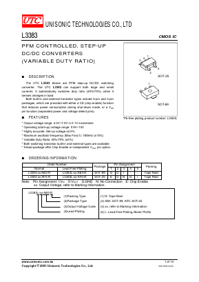 L3383-45-AB3-R Datasheet PDF Unisonic Technologies