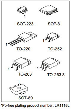 LR1118-30-TQ2-B-T Datasheet PDF Unisonic Technologies