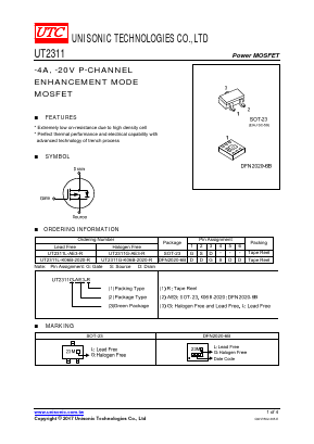 UT2311G Datasheet PDF Unisonic Technologies