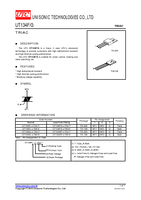 UT134FL-X-T60-K Datasheet PDF Unisonic Technologies