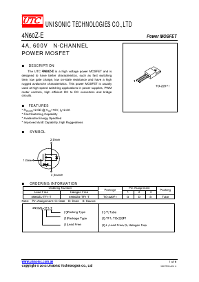 4N60Z-E Datasheet PDF Unisonic Technologies