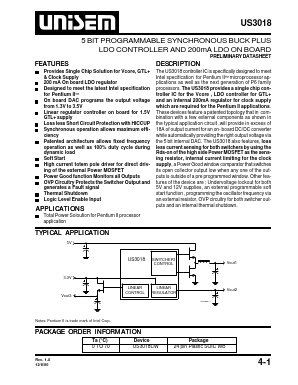 US3018CW Datasheet PDF Unisem