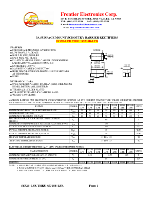 SS310B-LFR Datasheet PDF Unspecified1