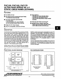 P4C169-15DM Datasheet PDF Unspecified2