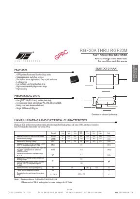RGF20M Datasheet PDF Unspecified2