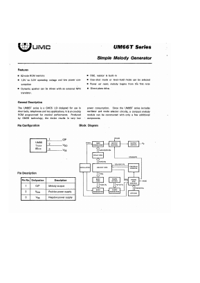UM66T32S Datasheet PDF Unspecified2