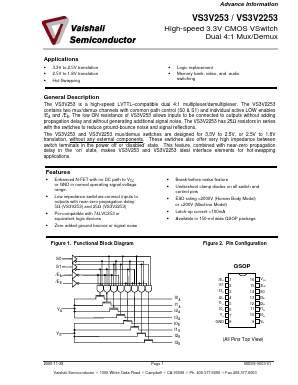 VS3V2253 Datasheet PDF Vaishali Semiconductor