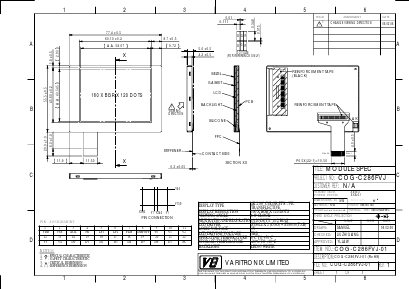 COG-C286FVJ-01 Datasheet PDF Varitronix international limited