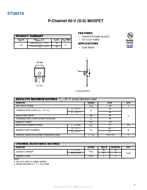 STU601S Datasheet PDF VBsemi Electronics Co.,Ltd