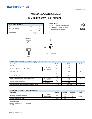 SW069R06VT-1-VB Datasheet PDF VBsemi Electronics Co.,Ltd