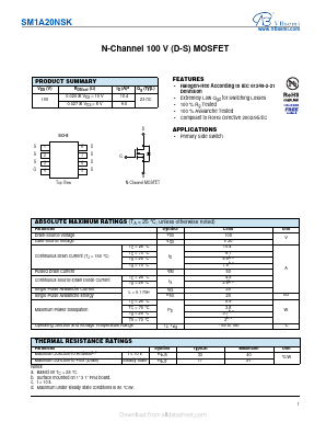 SM1A20NSK Datasheet PDF VBsemi Electronics Co.,Ltd