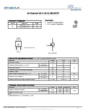 SFT1446-TL-H Datasheet PDF VBsemi Electronics Co.,Ltd