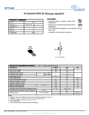 SFT1440 Datasheet PDF VBsemi Electronics Co.,Ltd