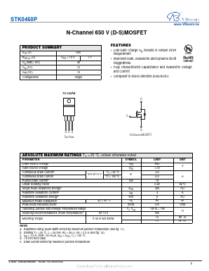 STK0460P Datasheet PDF VBsemi Electronics Co.,Ltd