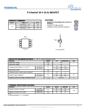 FDS9435-NL Datasheet PDF VBsemi Electronics Co.,Ltd