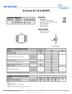 IRF7463TRPBF Datasheet PDF VBsemi Electronics Co.,Ltd