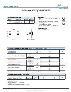 SI4482DY-T1-E3 Datasheet PDF VBsemi Electronics Co.,Ltd