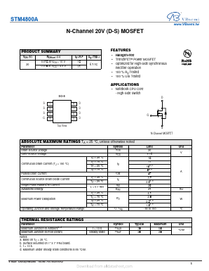 STM4800A Datasheet PDF VBsemi Electronics Co.,Ltd